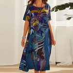 Wygodna sukienka w kwiaty Joelle | Elegancja i wygoda na każdą okazję